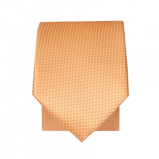 Peach Diamond Skinny Mens Tie 2