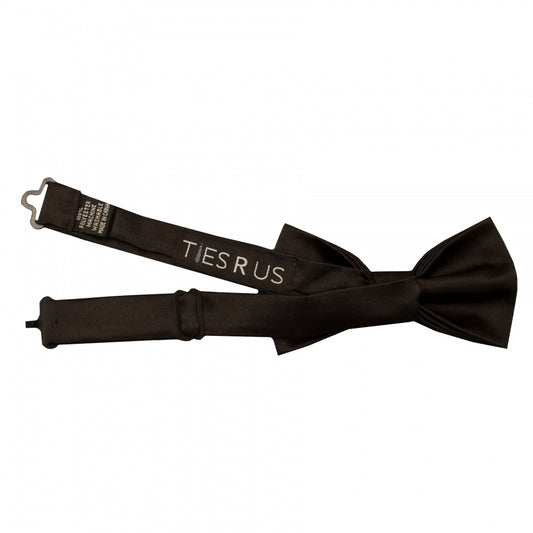 Pre Tied Black Boys Bow Tie Age 8 11 2