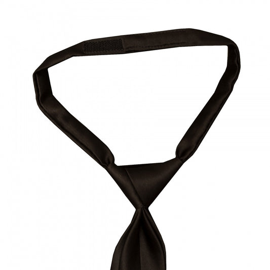 Pre Tied Black Boys Tie Age 4 7 2