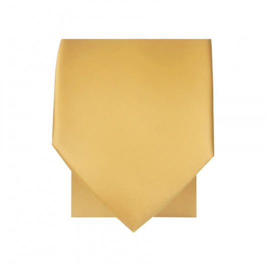 Caramel Satin Skinny Mens Tie 2