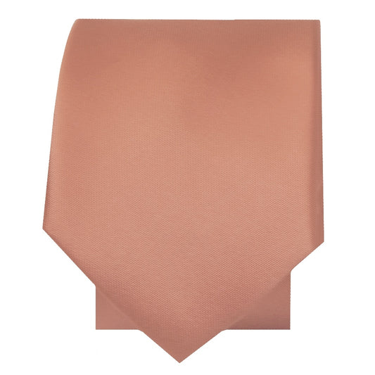 Rose Quartz Satin Skinny Mens Tie 2