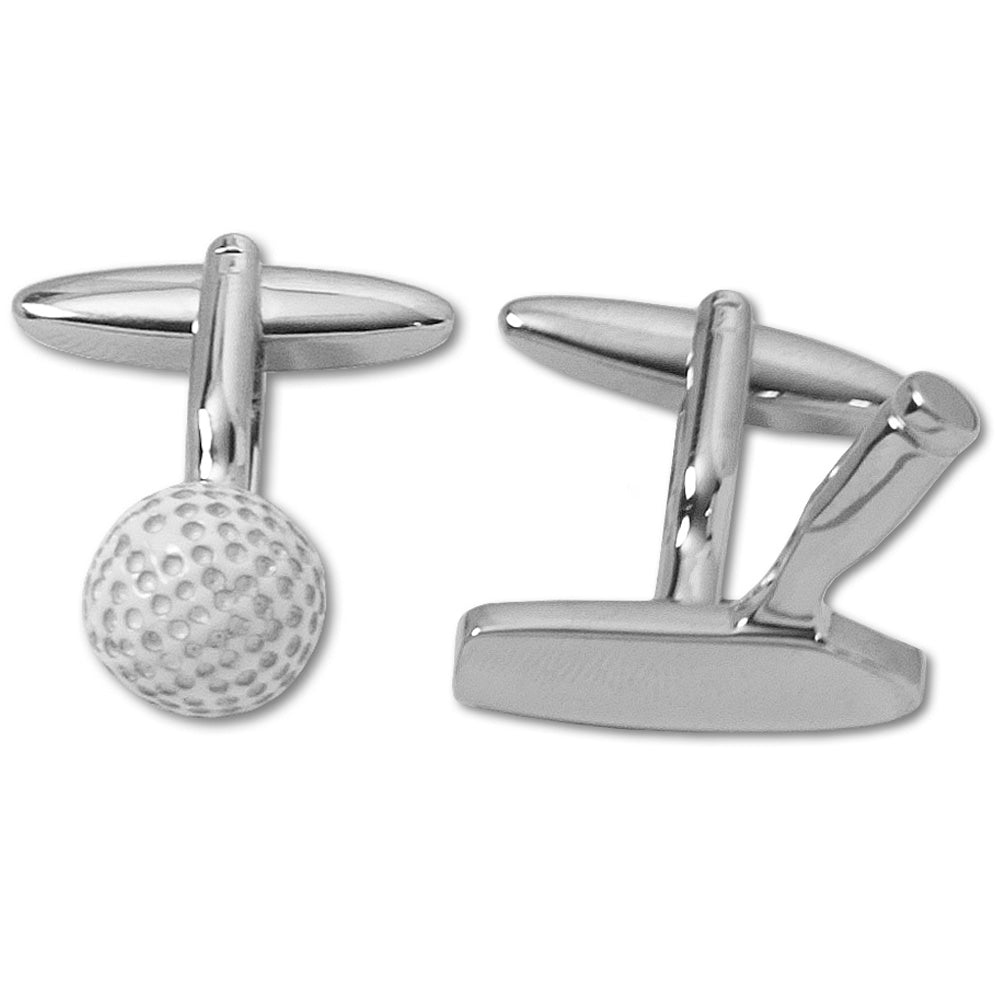 Essentials Golf Putter And Ball Cufflinks 1