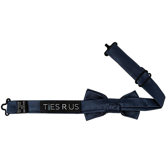 Pre Tied Navy Boys Bow Tie Age 18 Months 3 Years 2