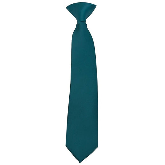 Pre Tied Dark Teal Satin Boys Tie And Pocket Square Set Age 4 7 2