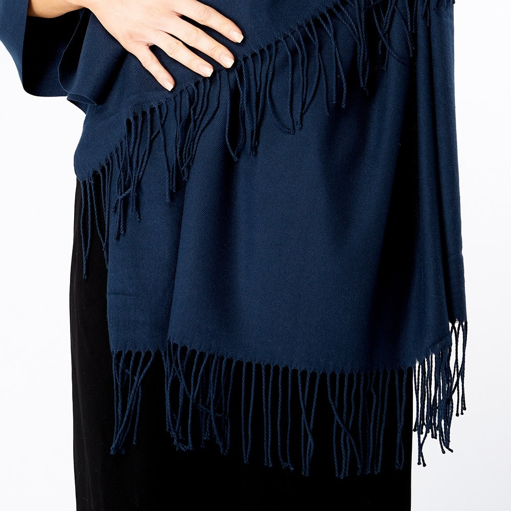 Navy Blue Pashmina 6