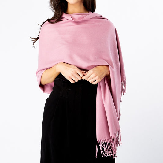 Dusty Pink Pashmina 2