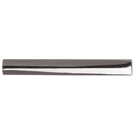 Plain Gunmetal Grey Metal Bar Tie Clip 2