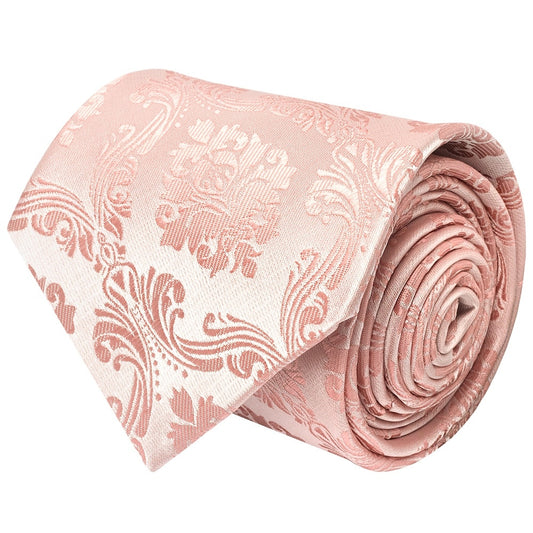 Rose Quartz Paisley Classic Mens Tie