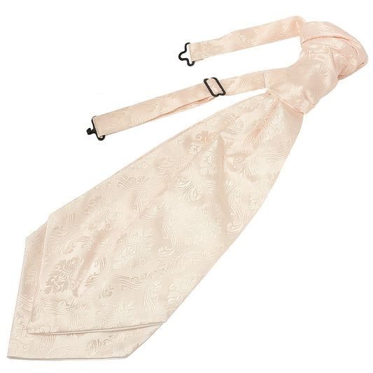 Blush Paisley Mens Cravat Tie And Pocket Square Set 2