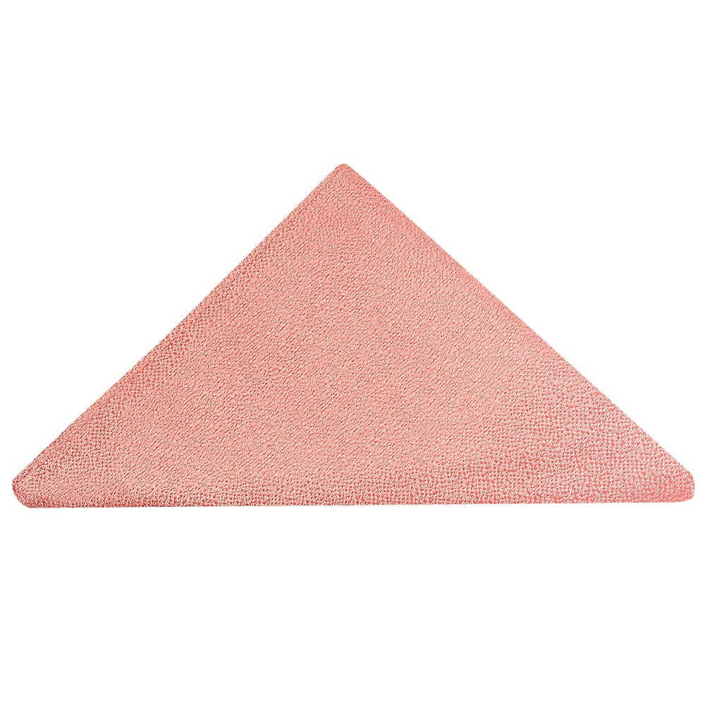 Plain Pink Textured Silk Classic Mens Tie And Pocket Square Set 5