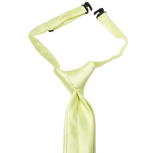Pre Tied Willow Green Boys Tie Age 4 7 2