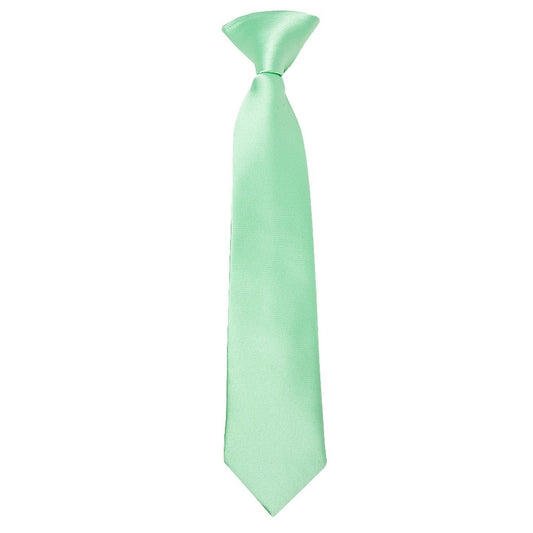 Pre Tied Seafoam Green Boys Tie And Pocket Square Set Age 4 7 2