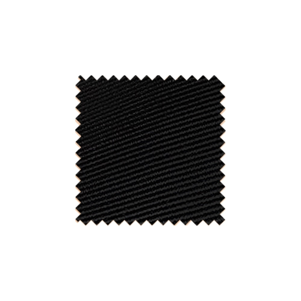 Plain Black Twill Silk Swatch - BKDA1