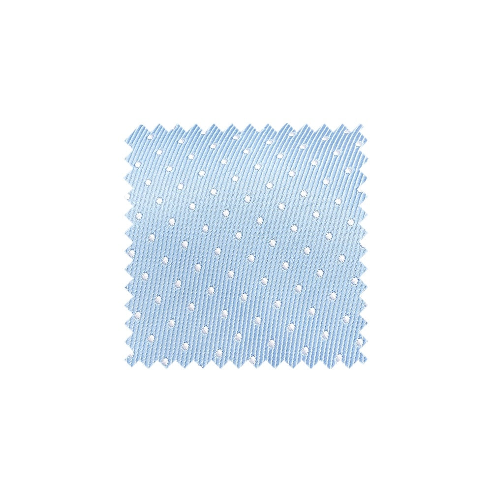 Light Blue and White Polka Dot Swatch - LBPD1