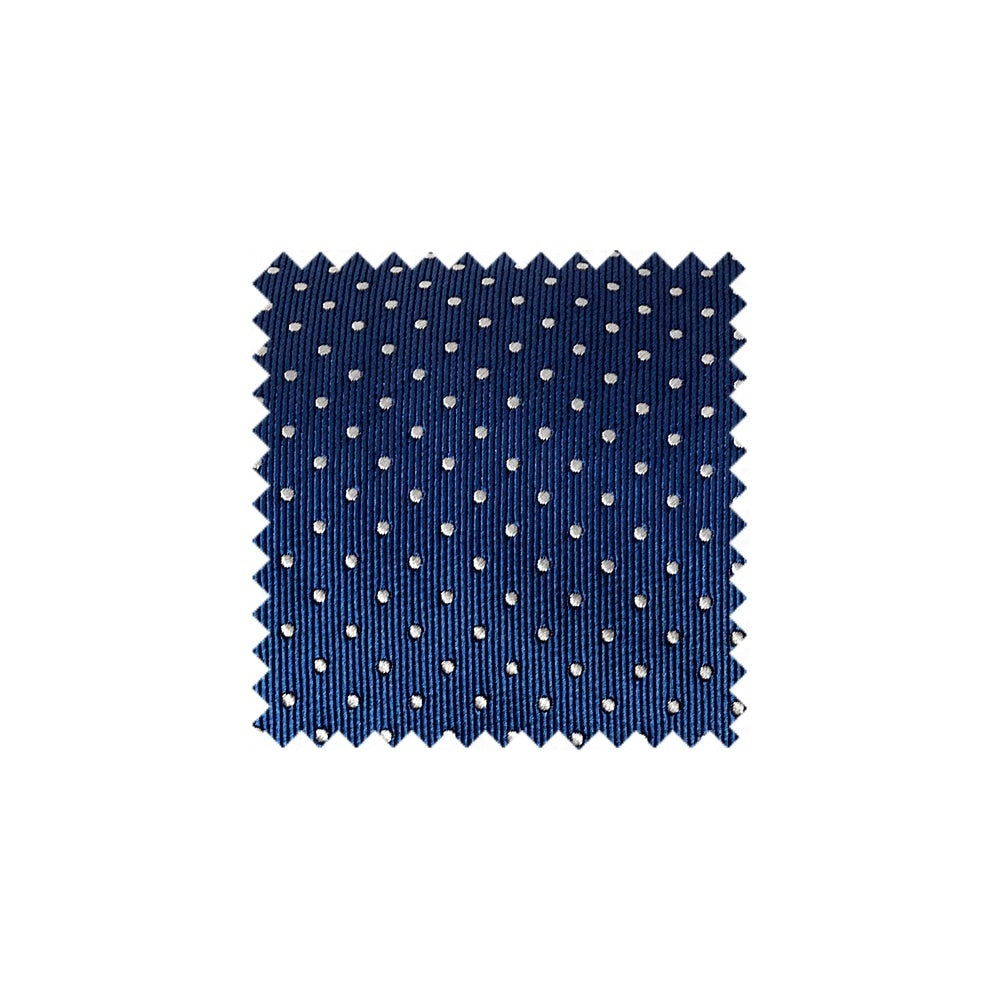 Blue and White Polka Dot Swatch - BLPD1