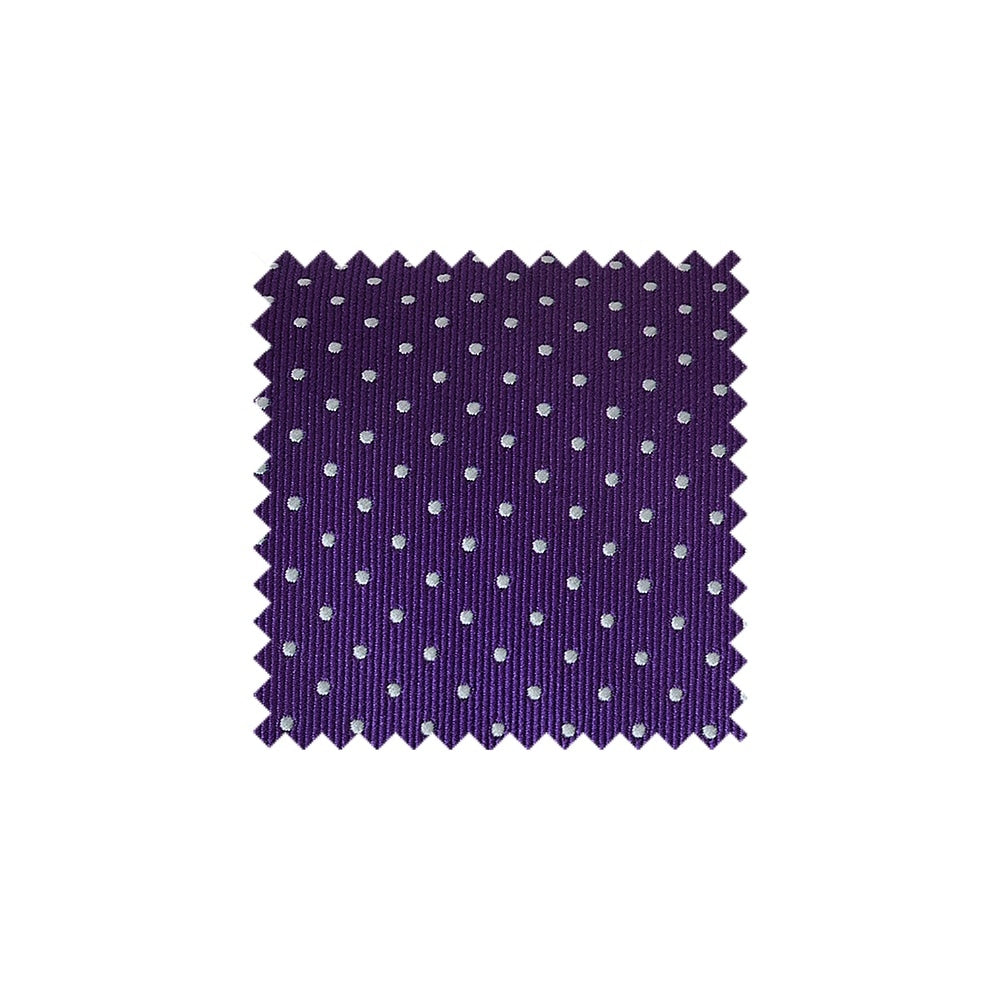 Purple and White Polka Dot Swatch - PUPD1