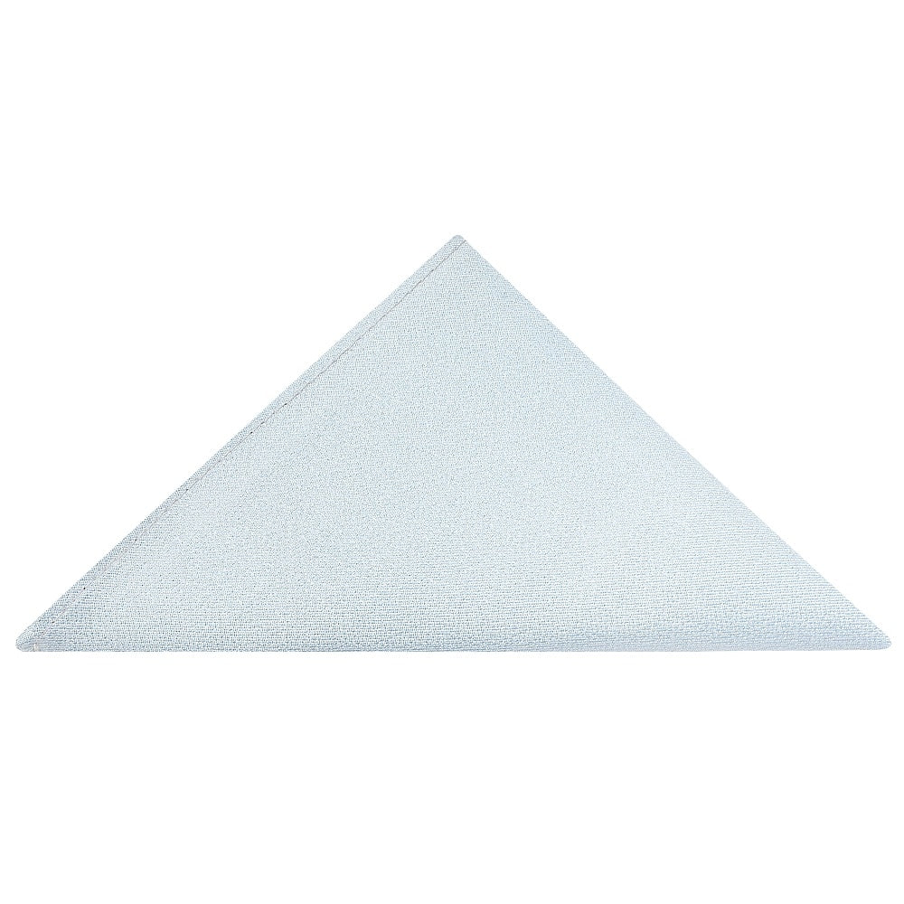 Plain Sky Blue Silk Pocket Square 1