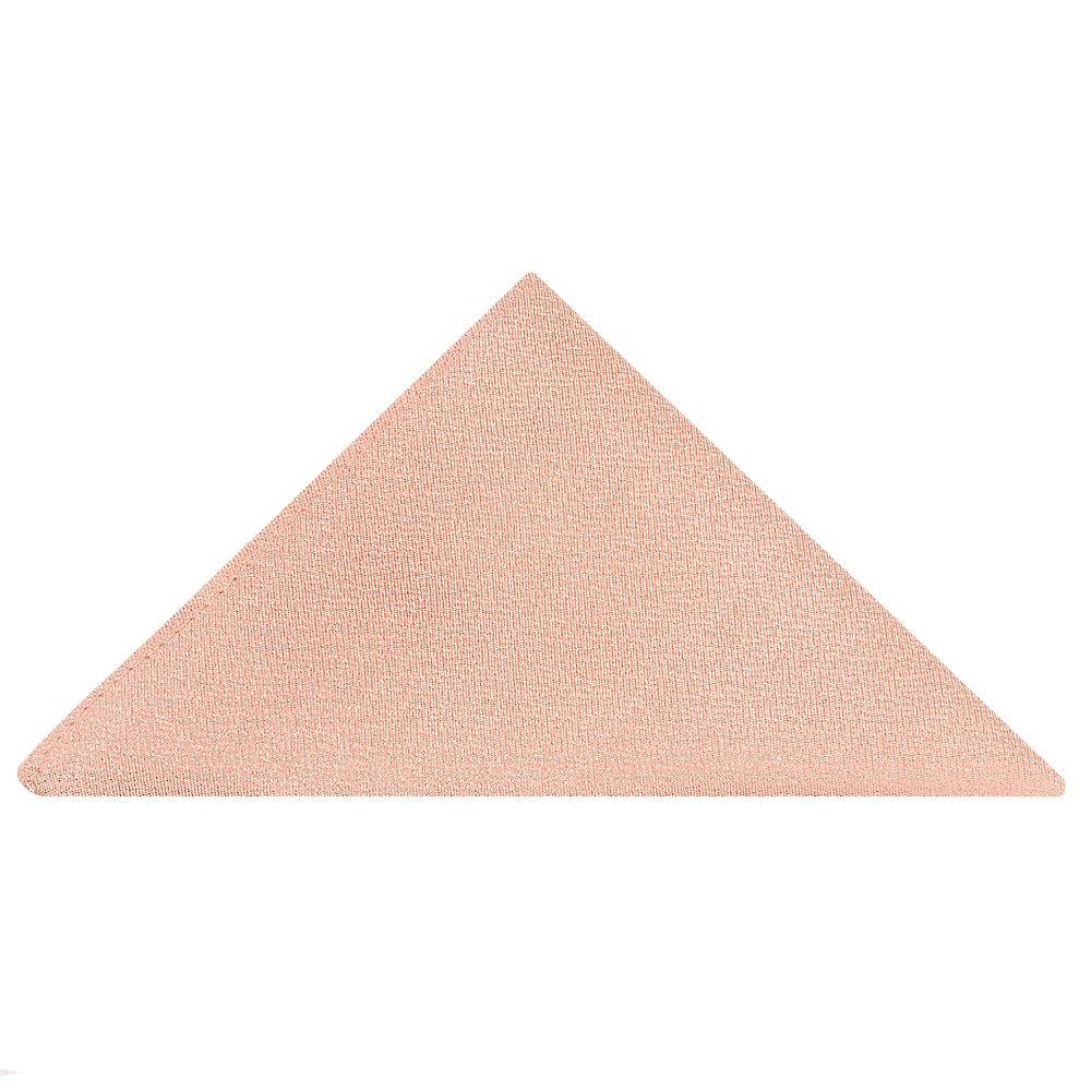 Plain Rose Quartz Silk Skinny Mens Tie And Pocket Square Set 5