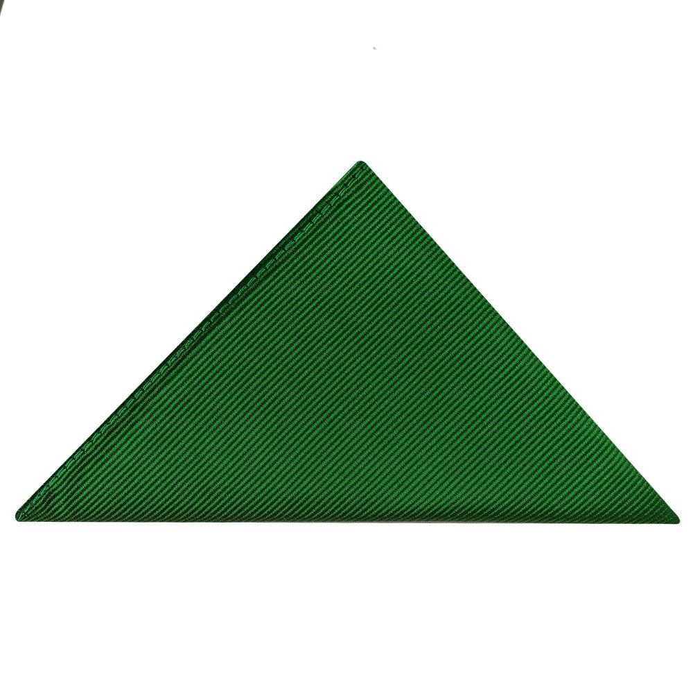 Green Silk Twill Skinny Mens Tie And Pocket Square Set 5