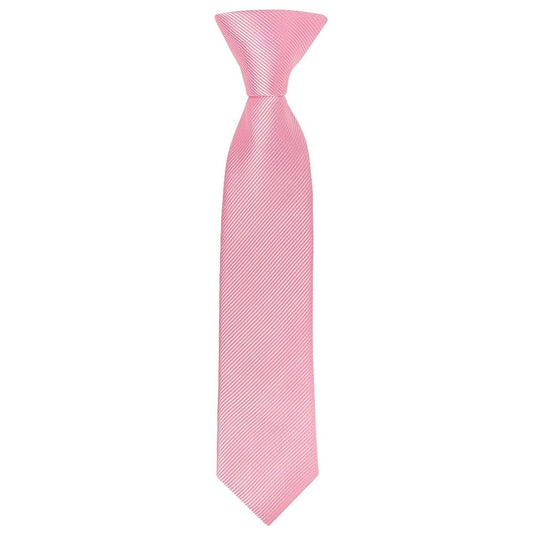 Pre Tied Blush Pink Twill Silk Boys Tie And Pocket Square Set Age 4 7 2