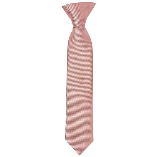 Pre Tied Dusty Rose Twill Silk Boys Tie And Pocket Square Set Age 4 7 2