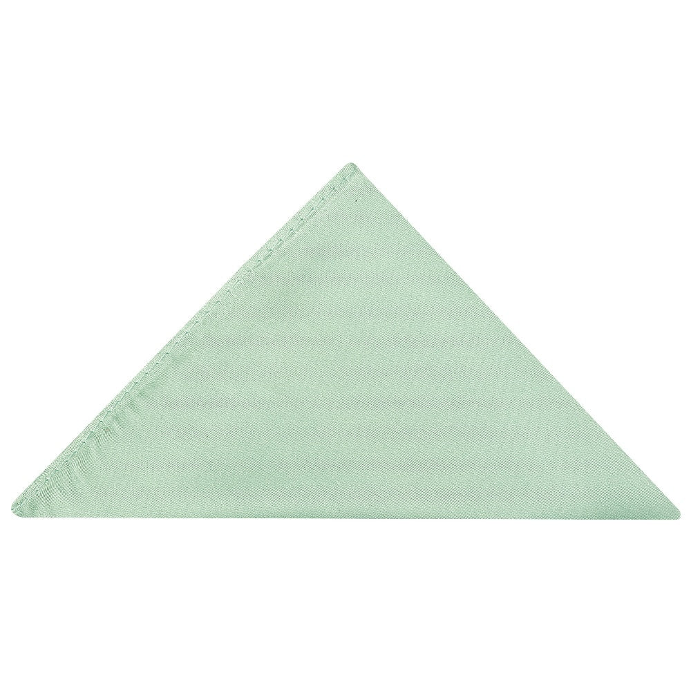 Plain Moss Green Satin Silk Mens Bow Tie And Pocket Square Set 4