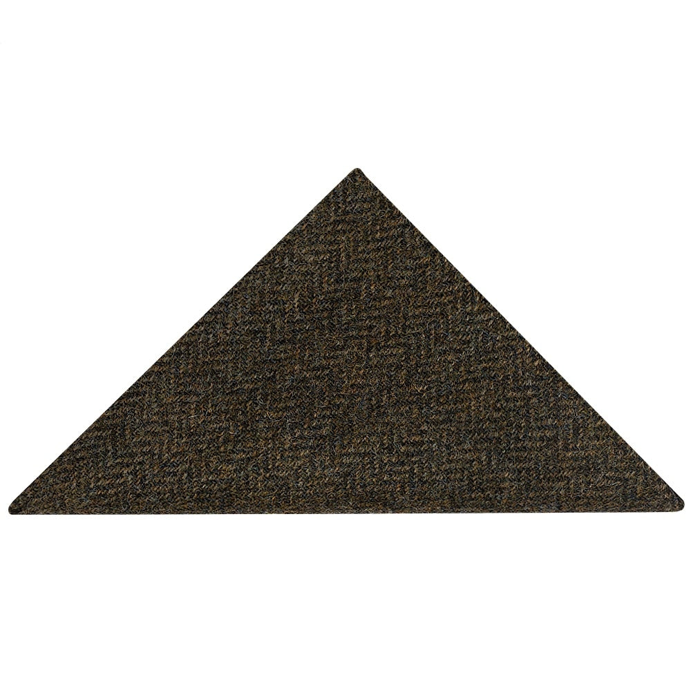 Mens Green Herringbone Classic Tie And Pocket Square Set 5