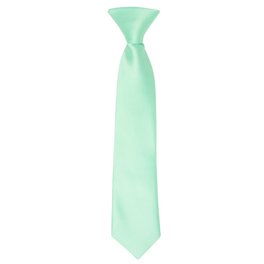 Pre Tied Mint Green Satin Boys Tie And Pocket Square Set Age 4 7 2