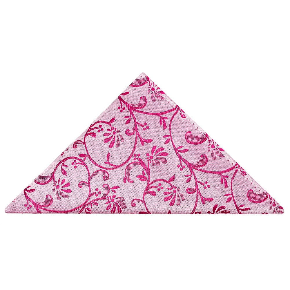 Fuchsia Floral Pocket Square 1
