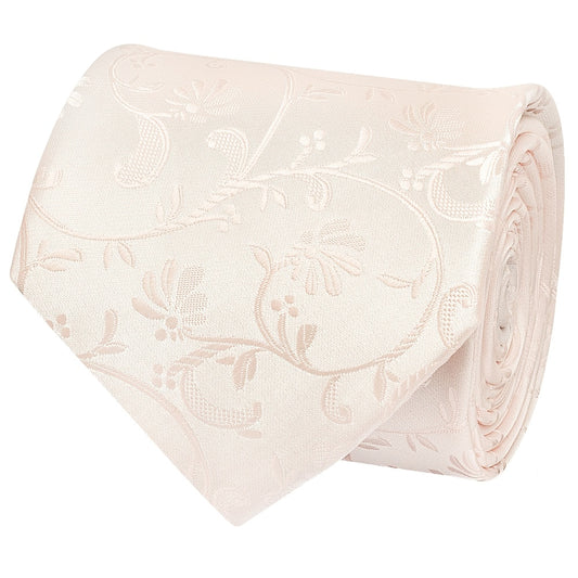 Blush Floral Classic Mens Tie 2