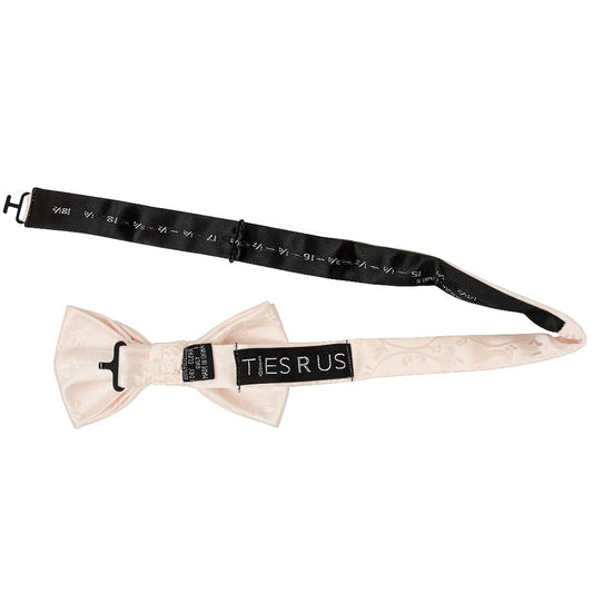 Blush Floral Handmade Mens Bow Tie