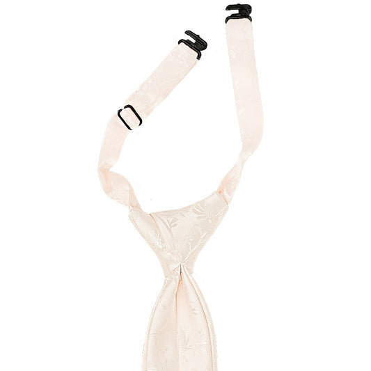 Pre Tied Blush Floral Boys Tie Age 4-7