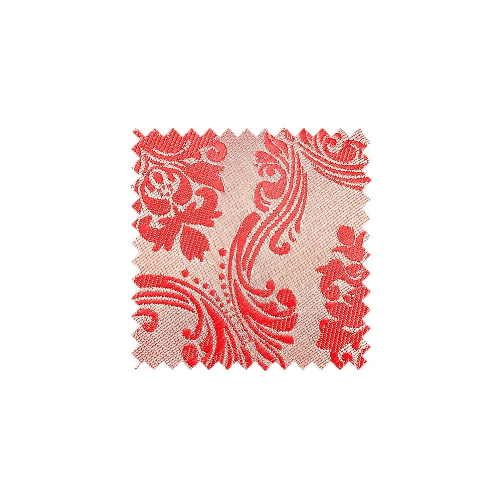 Coral Pink Paisley Swatch - CPWP1