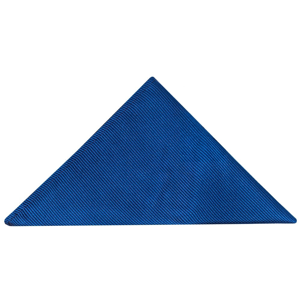 Royal Blue Silk Twill Pocket Square 1