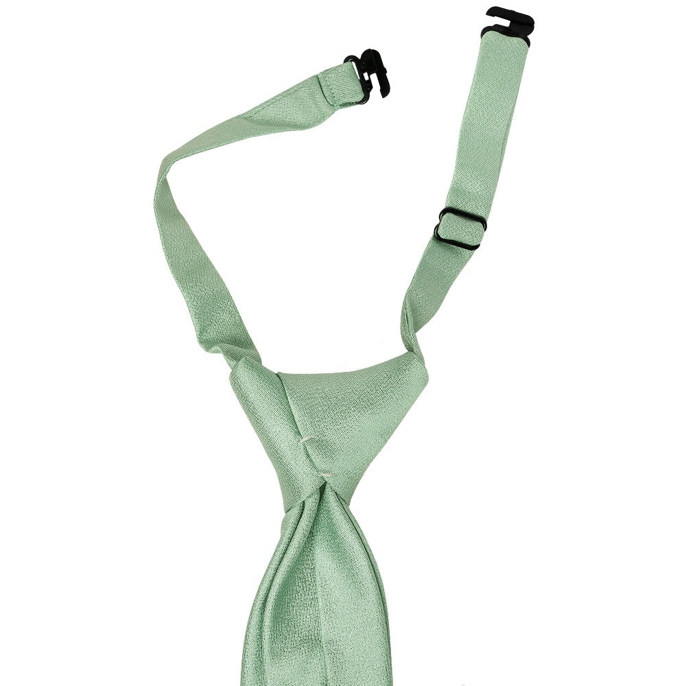 Pre Tied Sea Grass Silk Boys Tie Age 4 7 2