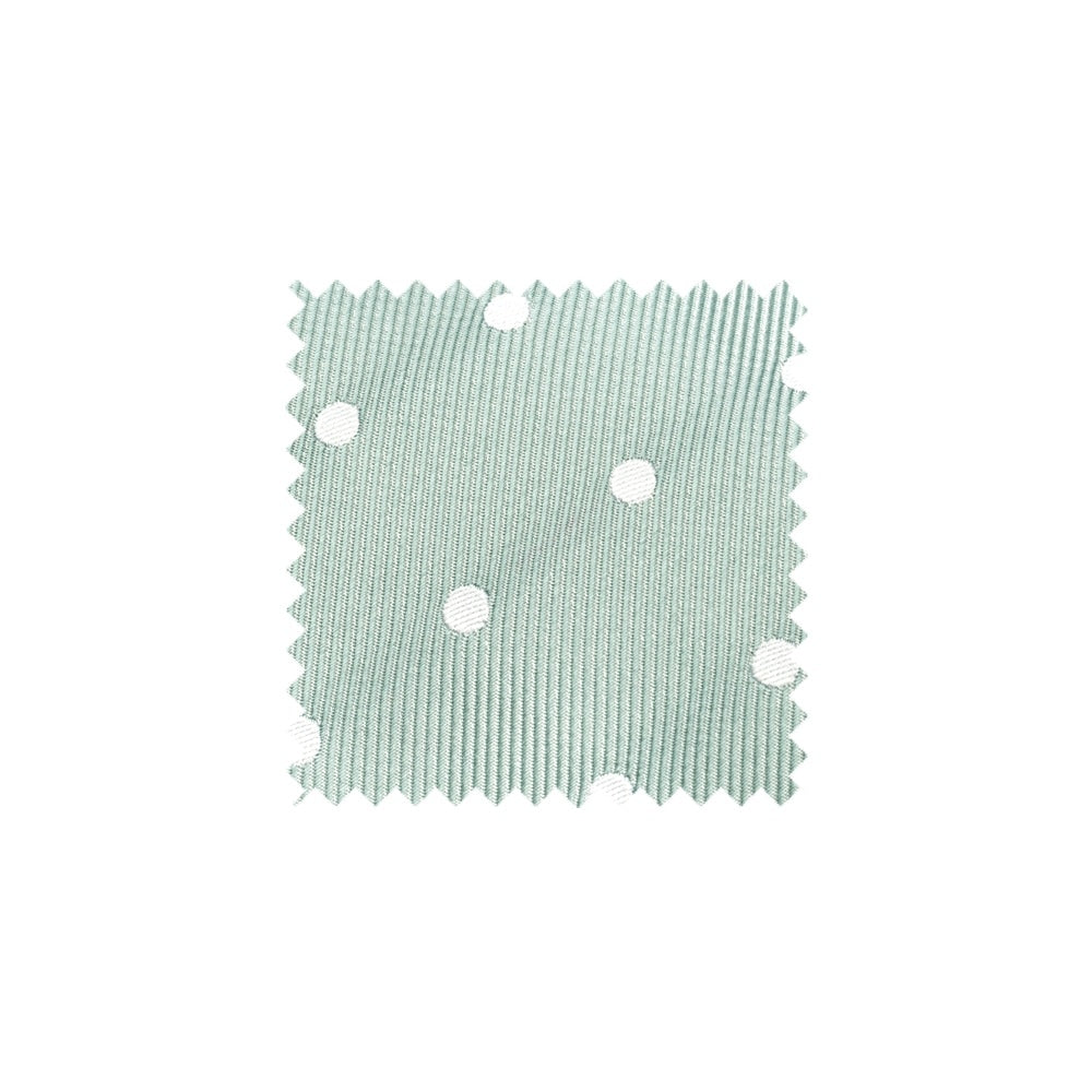 Light Green Large White Spot Swatch - LGLS1