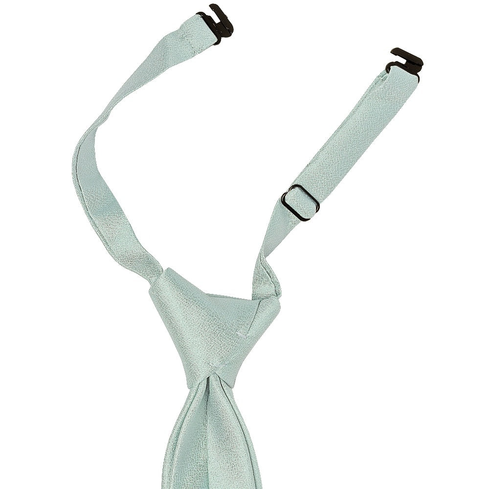 Pre Tied Duck Egg Silk Boys Tie Age 4 7 2