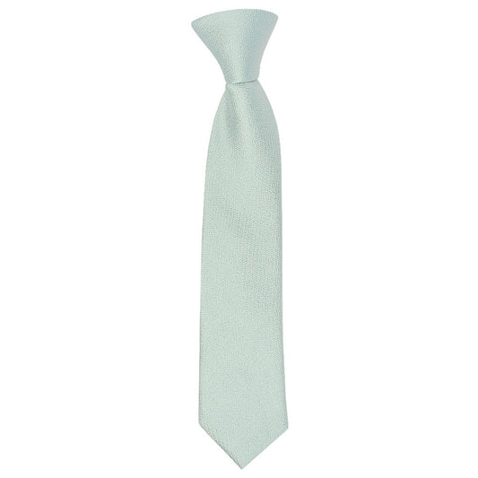 Pre Tied Duck Egg Silk Boys Tie And Pocket Square Set Age 4 7 2