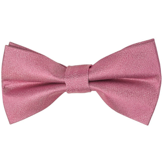 Pre Tied Dusty Pink Silk Boys Bow Tie And Pocket Square Set Age 4 7 2