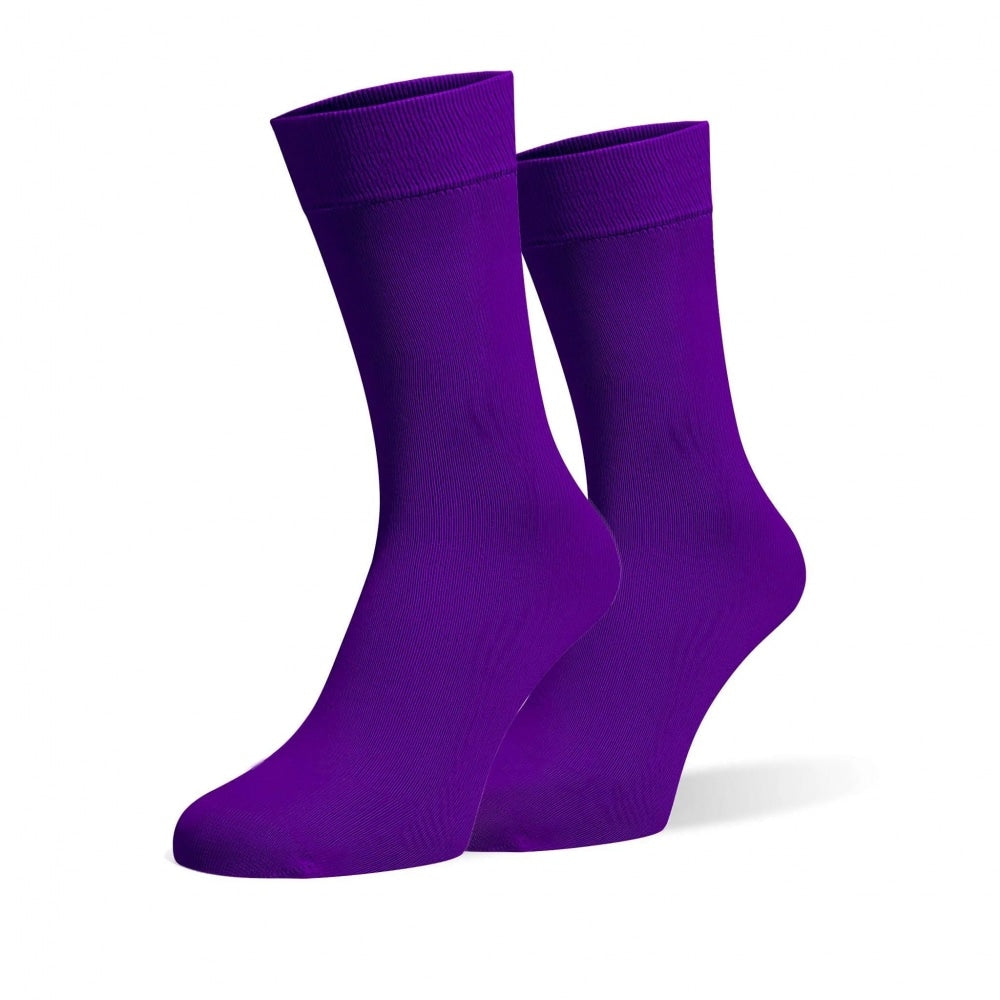 Purple Cotton Socks 1