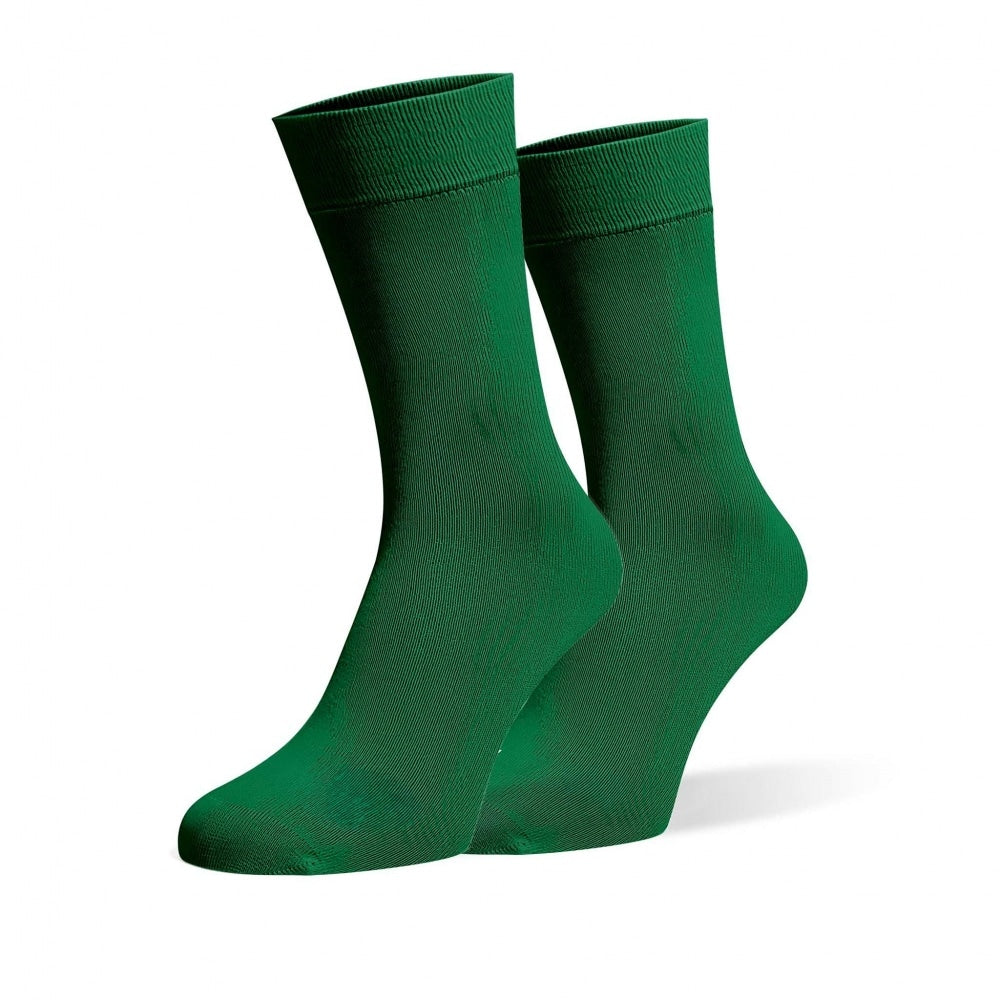 Dark Green Cotton Socks 1