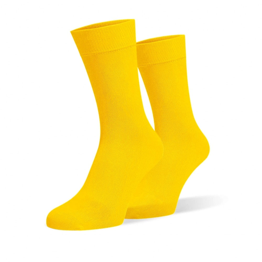 Yellow Cotton Socks 1