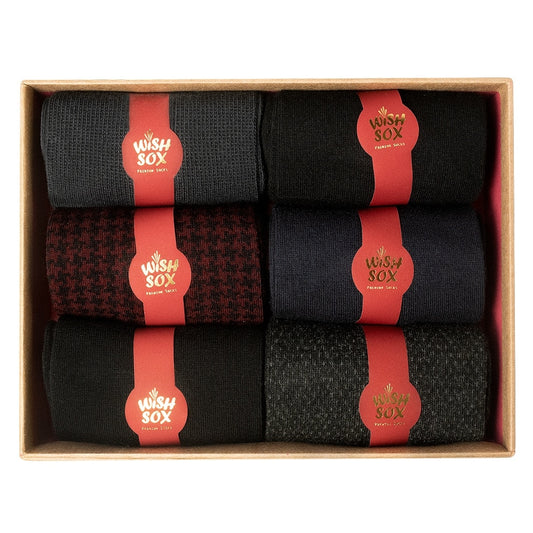 Wishsox 6 Pairs Premium Bamboo Cotton Socks Joyful 2