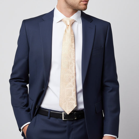 Blush Paisley Classic Mens Tie 2