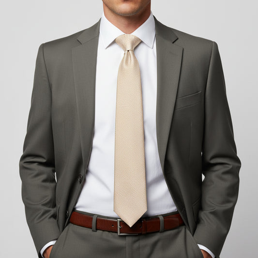 Gold Grenadine Mens Classic Tie