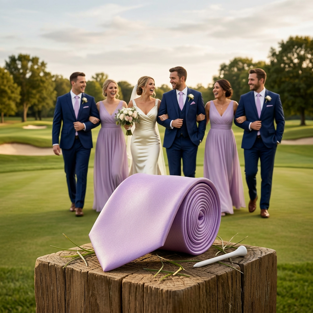 Lilac Tie - Men's Tie in Classic Width