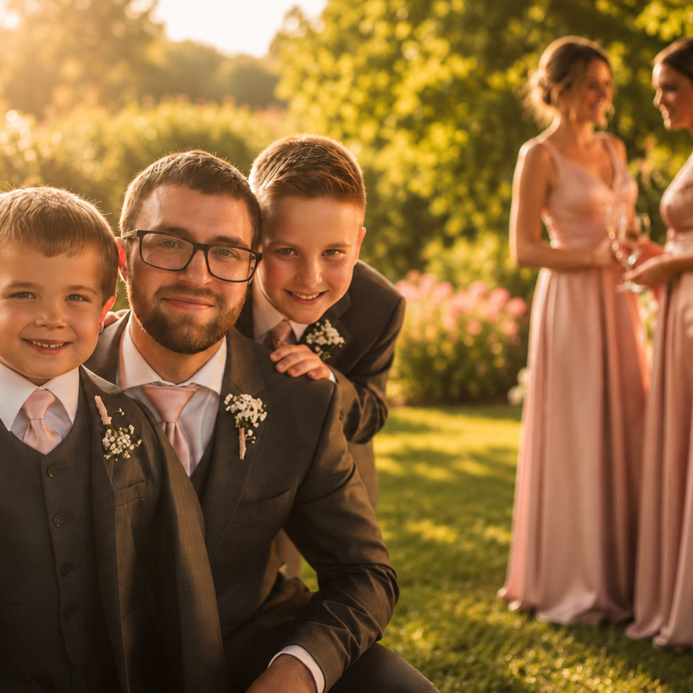 Dusty Pink Wedding Ties: What to Wear & How to Style