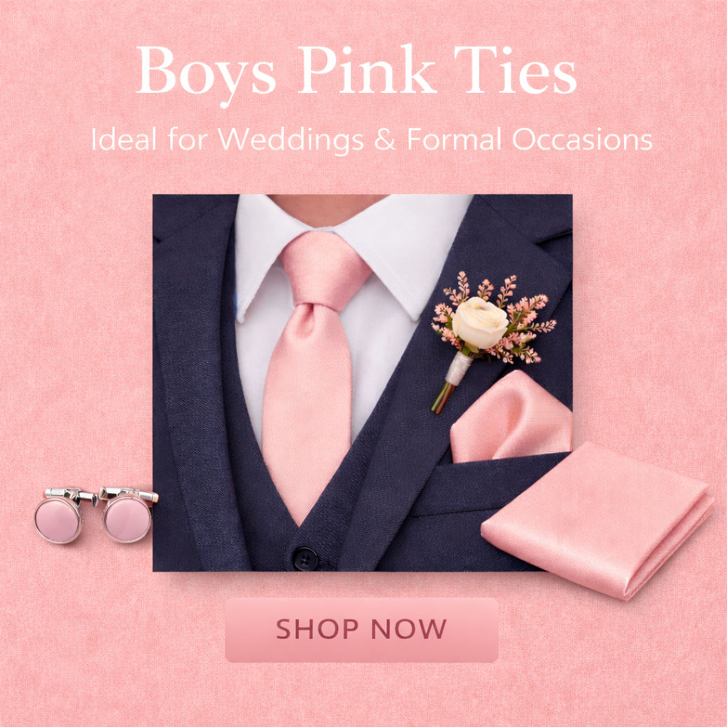 Pink Boys Ties