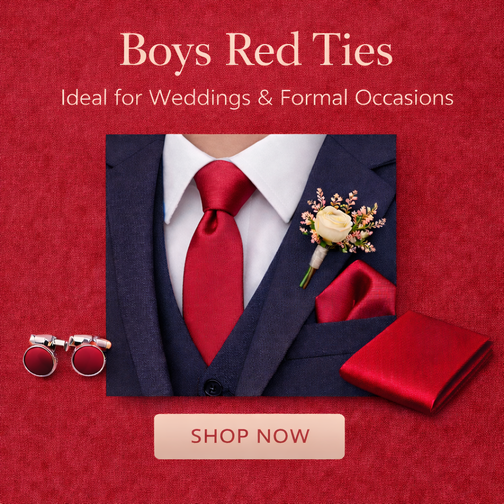 Red Boys Ties