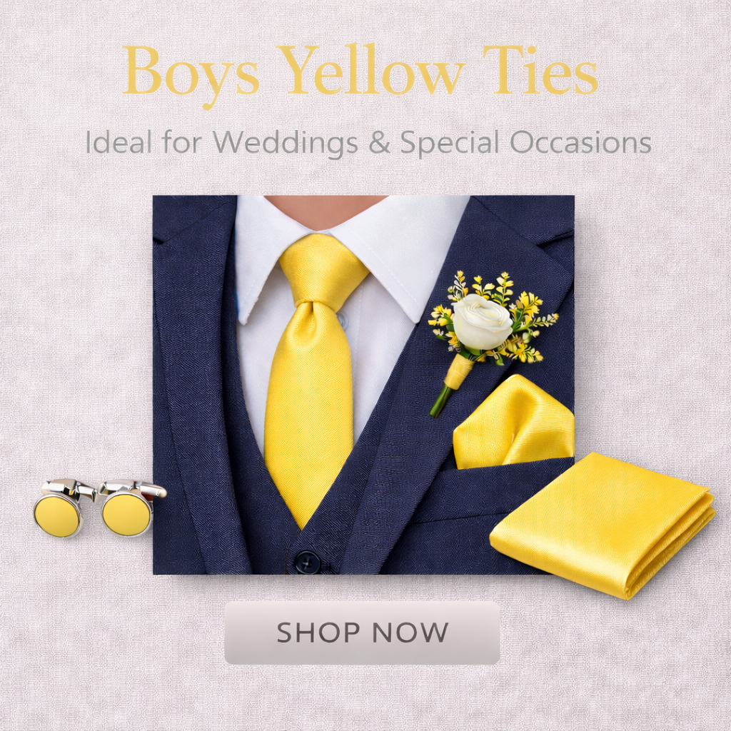 Yellow Boys Ties
